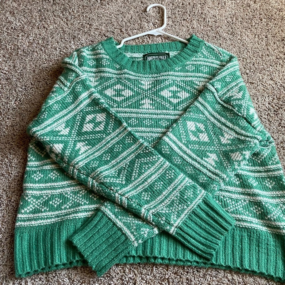 American Eagle Patterned Sweater